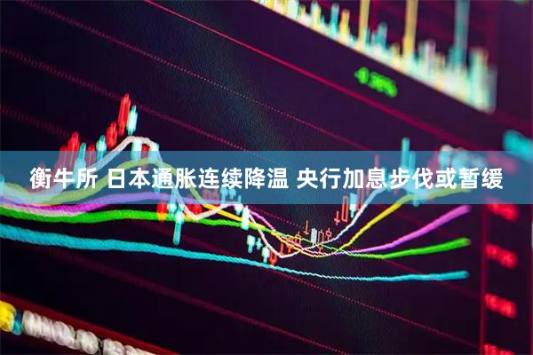 衡牛所 日本通胀连续降温 央行加息步伐或暂缓