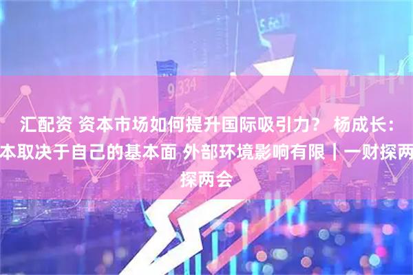 汇配资 资本市场如何提升国际吸引力？ 杨成长：根本取决于自己的基本面 外部环境影响有限｜一财探两会