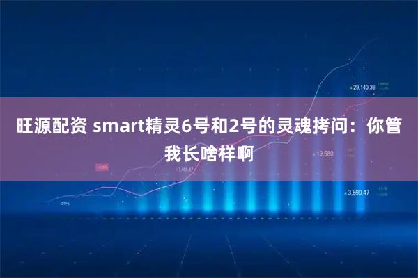旺源配资 smart精灵6号和2号的灵魂拷问:你管我长啥样啊