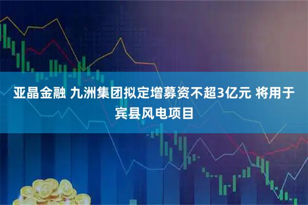 亚晶金融 九洲集团拟定增募资不超3亿元 将用于宾县风电项目